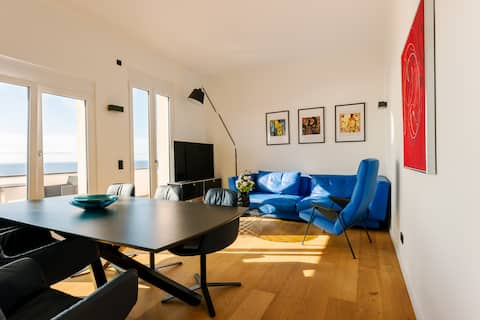 Popular Airbnb listing: Sea View Apartment - Private Pool - Parking in Beausoleil