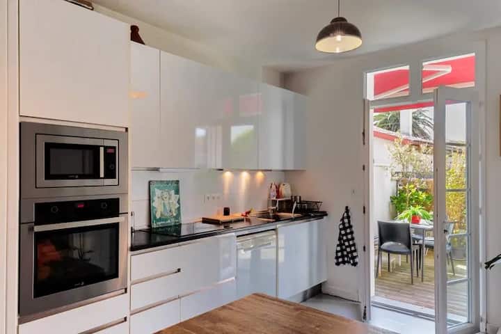 Maison 15mn à Pieds De La Côte Des Basques -6 Pers - Biarritz