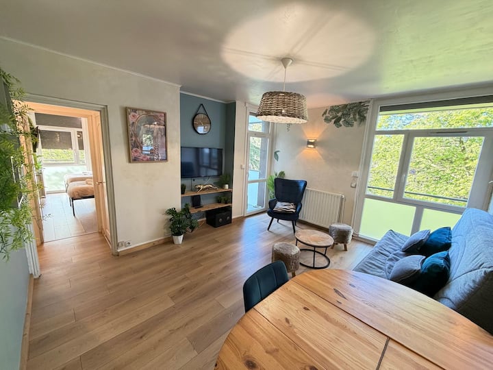 T3 *Le Tropical* Cosy & Lumineux - Centre Oullins - Lyon