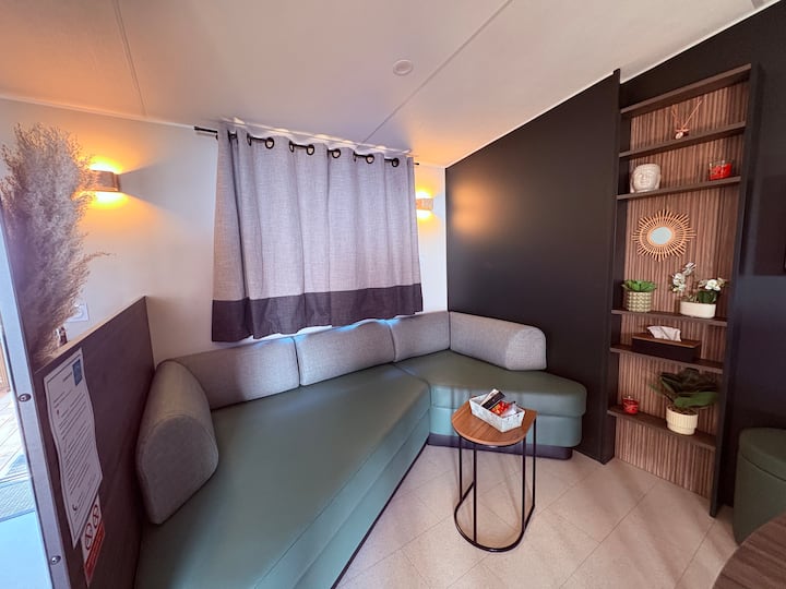 Mobil Home Vue Mer Au Domaine De L'île D'or. - Fréjus