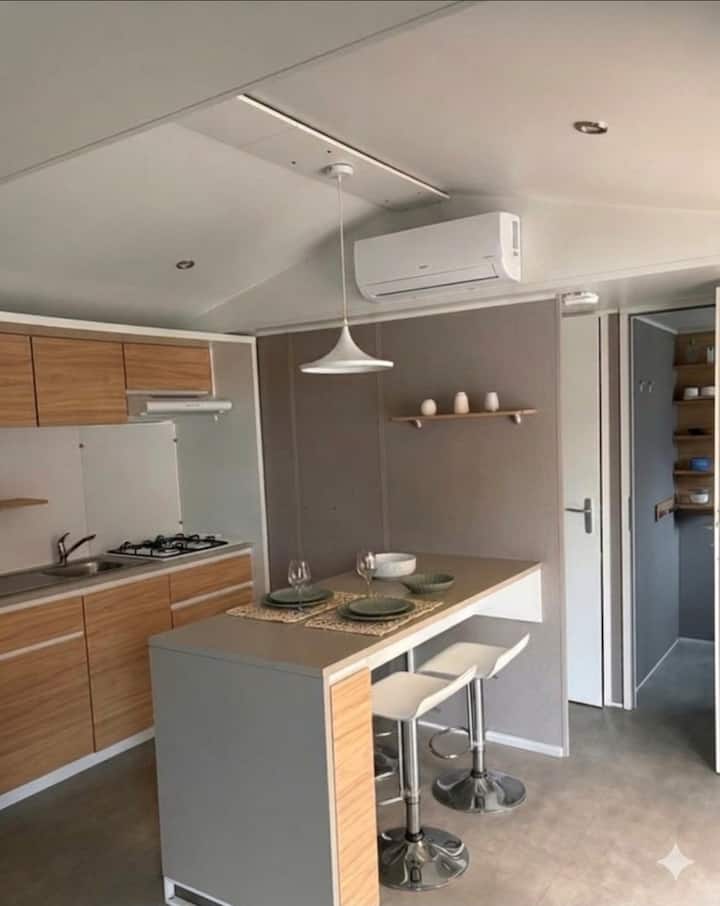 Mobilhome 6 Couchages + 2 Places Parking - Biscarrosse