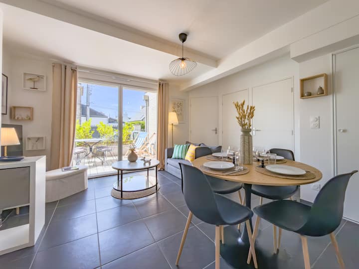 "Ti Gwenn" Bel Appartement Avec Terrasse & Parking - Saint-Briac-sur-Mer