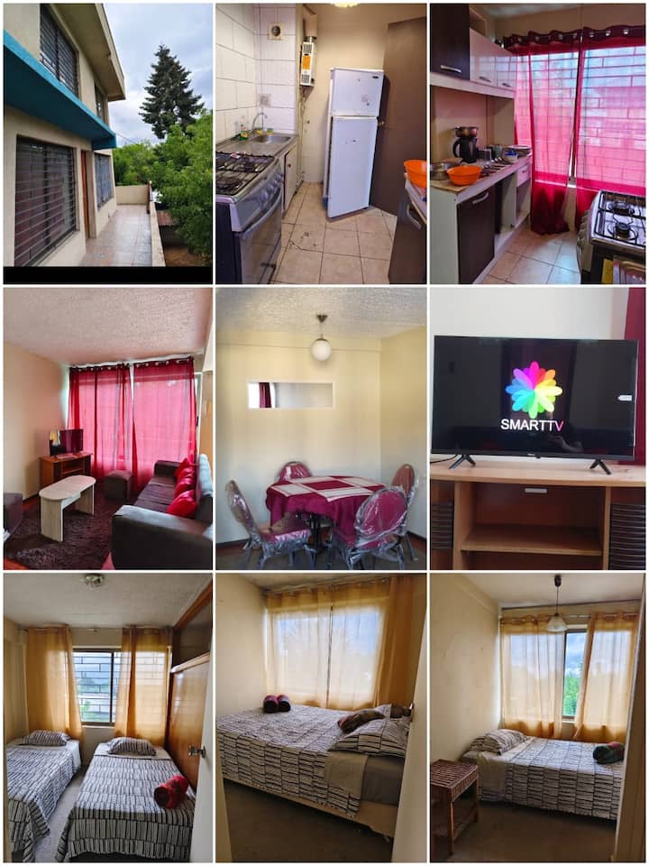 Departamento Amoblado, Equipado. - Chillan