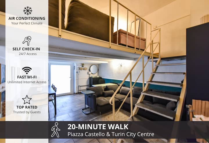 Casa C&f · Loft Moderne à Deux Pas Du Centre - Turin