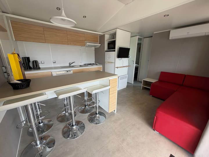 Mobil Home Clim 3 Chambres Camping 4* - Mandelieu-la-Napoule
