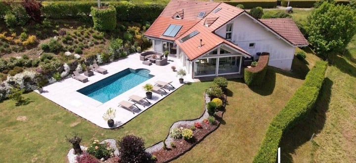 Villa/chalet Vue Mont Blanc Avec Piscine • Megeve - 메줴브