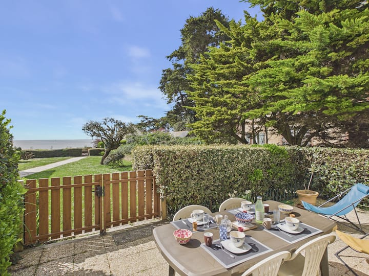 Appart. 4 Pers. Face Mer + Terrasse + Animaux - Pornic