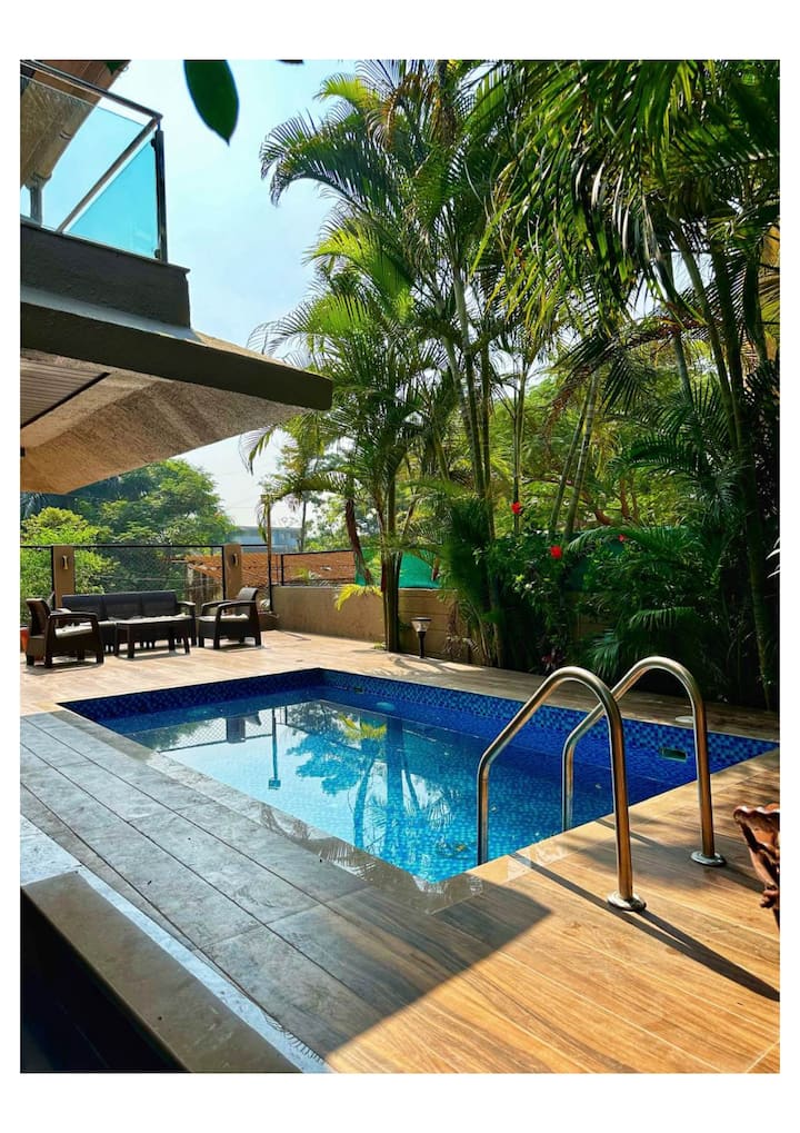 Zayaan Villa · Tropical Garden Private Pool · 3BHK Heritage · Lonavala · Sleeps 12 - 2