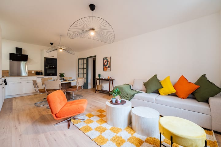 T3 Design Coloré • 2 Chambres • Grenade - Saint-Jory