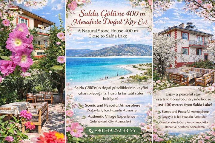 (2) Salda Gölü Konaklama (Kumsalda Apart 2 Nolu) - Burdur