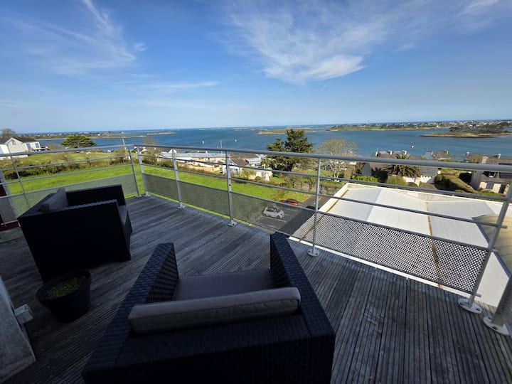 Appartement Spacieux Avec Une Vue Mer Incroyable - Landéda
