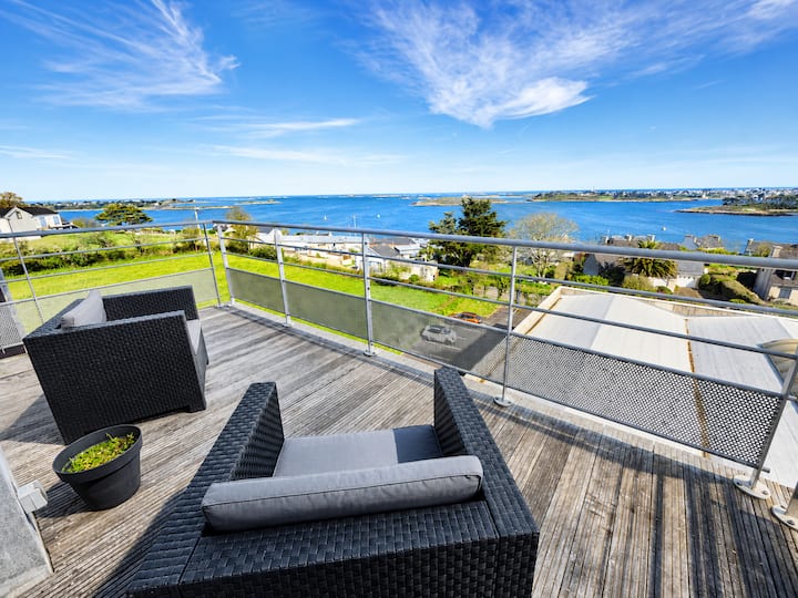 Appartement Spacieux Avec Une Vue Mer Incroyable - Landéda