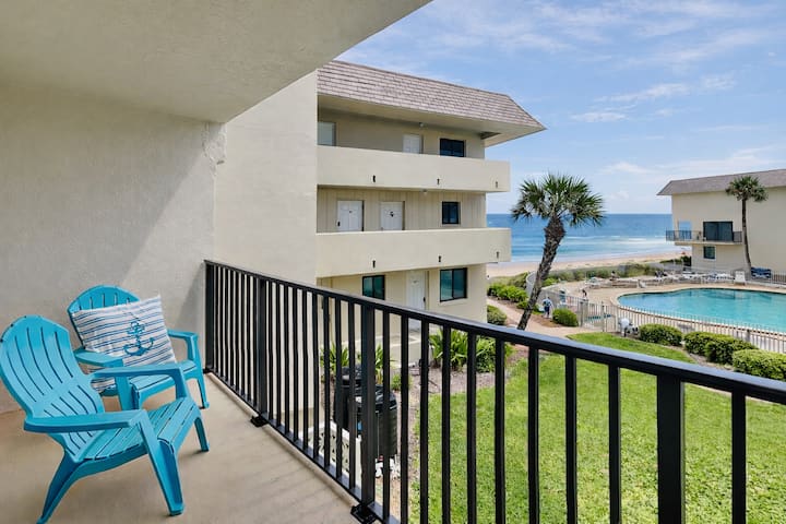 Bent Palm 221 | Beach + Pool Views - Ormond Beach, FL