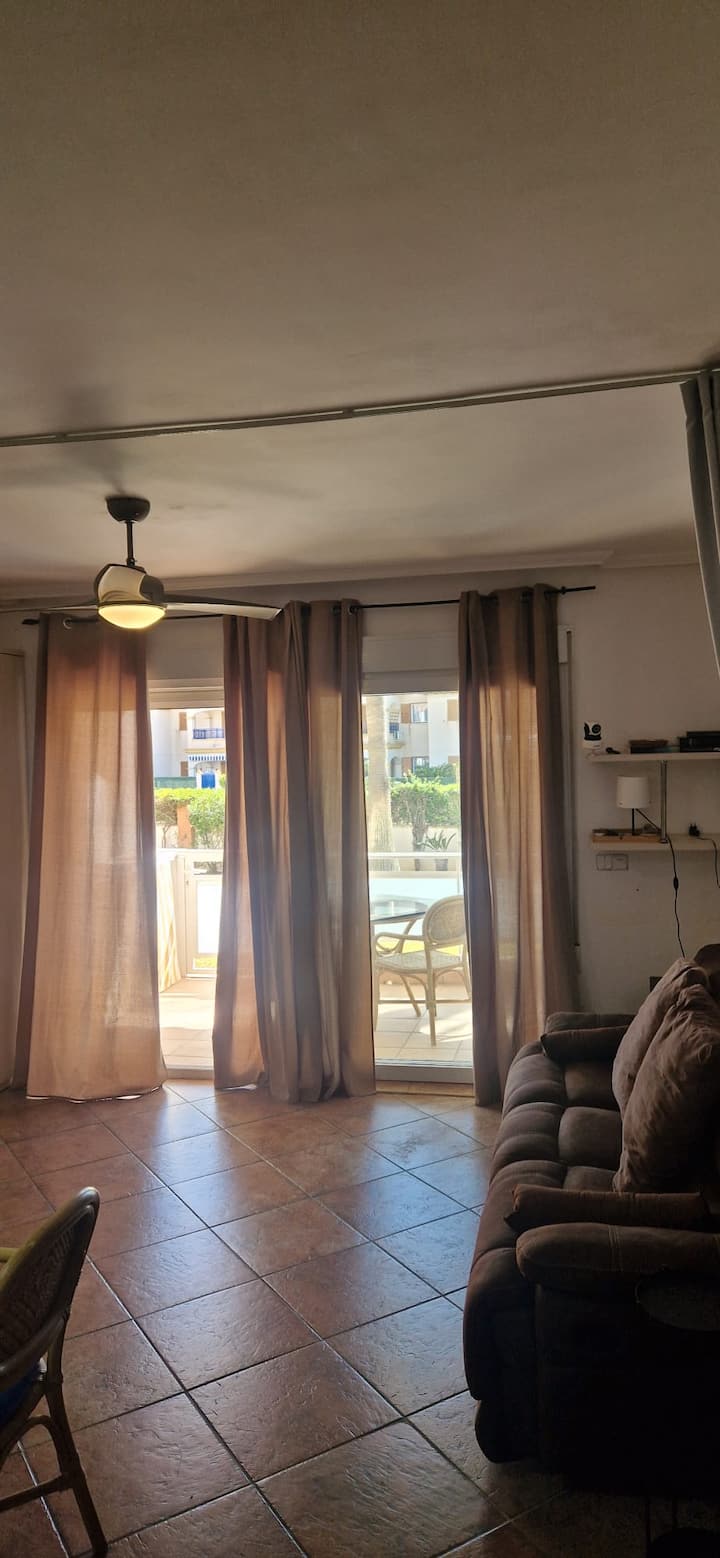 Apartamento En 1º Línea De Playa Con Piscina - Vera