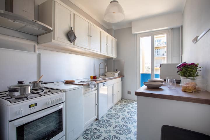 Oiseau Bleu : Appartement Vue Mer Pour 6 Voyageurs - Saint-Laurent-du-Var