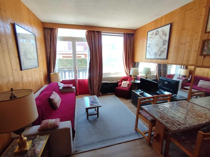 Studio Avec Balcon Et Parking à Megève - 梅傑夫