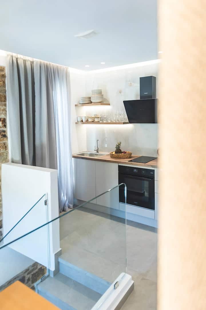 Maisonette With Sea View | Axopetra Boutique Hotel - Naxos, Grecia
