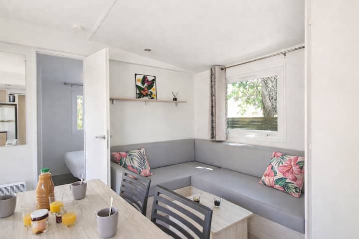 Hibiscus : Mobil-home 4 Pers Piscine Linge Vendée - Saint-Jean-de-Monts