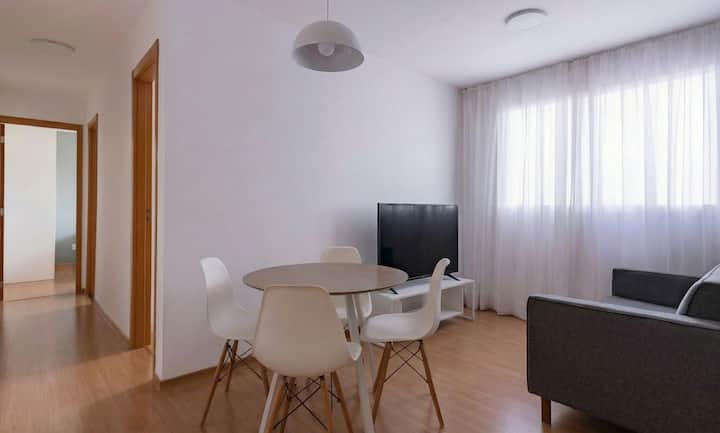 Morem | Apartamento 2q Moderno No Mansões | Fs0179 - Barão Geraldo