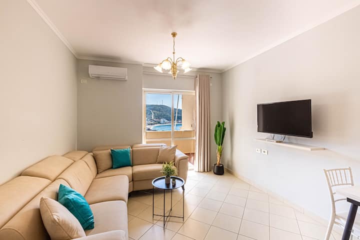 Blue Maraci Extra | 1br Apt With Sea View - Himarë