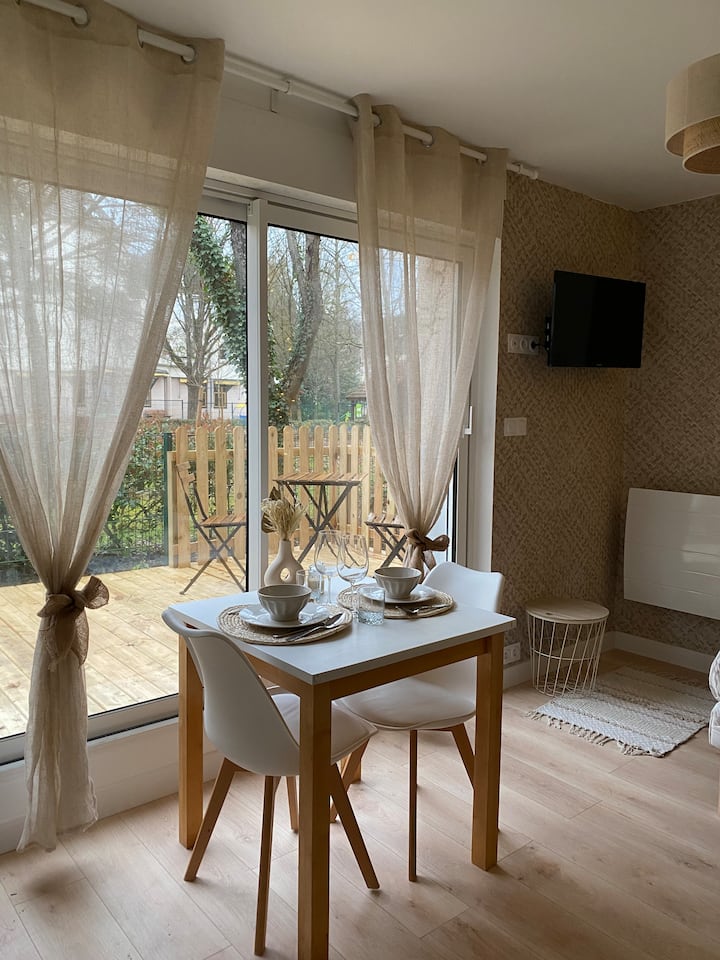 Studio Avec Jardin Et Terrasse Privé - Dijon