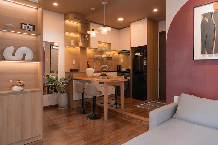 Studio In D1 • Balcony • Chic City Stay • 5 Pax - Ciudad Ho Chi Minh