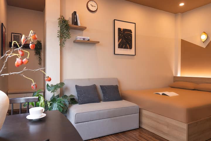 Bright Studio In D1 • Walkable & Cozy • 3 Pax - Vietnam