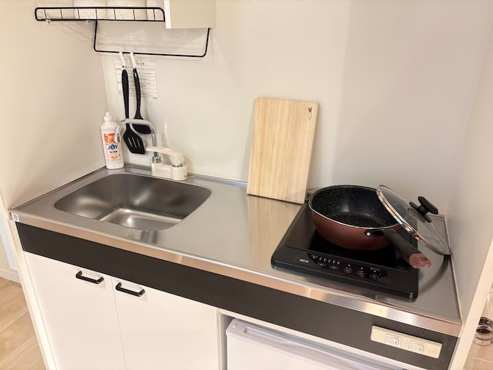 北鎌倉｜新築・設備すべて新品｜広々快適｜4名ok｜キッチン・浴室・バスタブ付｜貸切スタジオ202室 - Kamakura