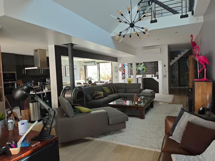 Superbe Loft 187m² Proche Paris 6 Couchages - Nanterre