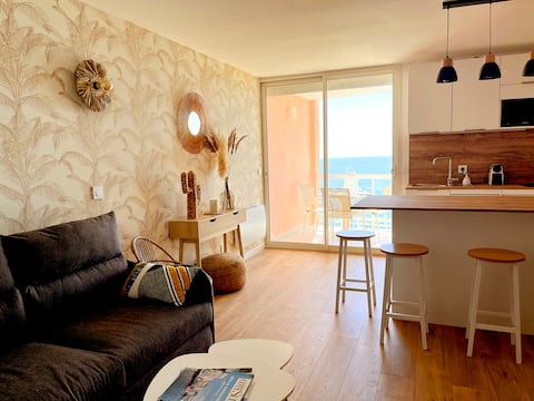 Propriété Airbnb réussie: Apartment with Exceptional Sea View & Walking Distance to the Beach à Sète