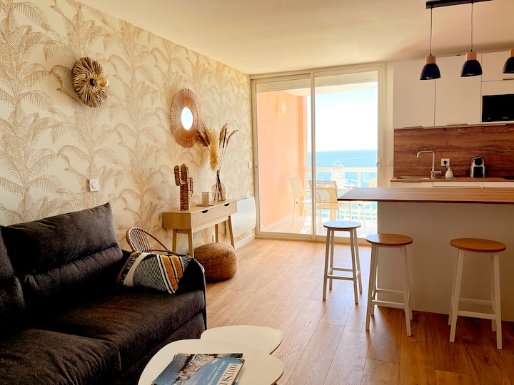 Appartement Vue Mer Exceptionnelle & Plage à Pied - Sète