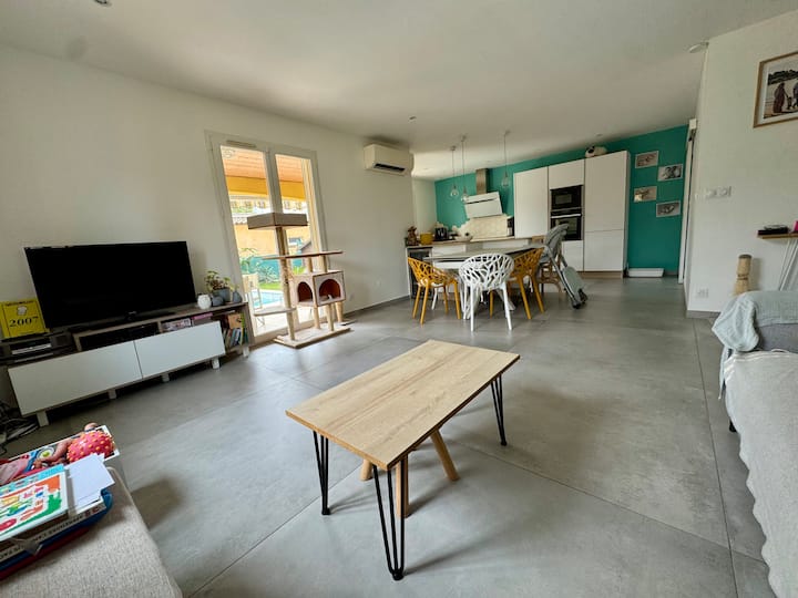 Villa Design, Calme, Plage Et Centre à Pied - Ollioules