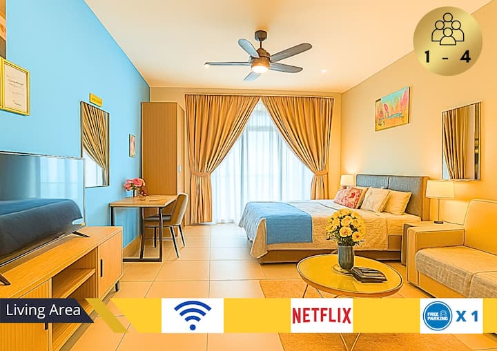 Cozy Dorsett Suite (1-4 Pax) + Parking #Dt1 - Subang Jaya