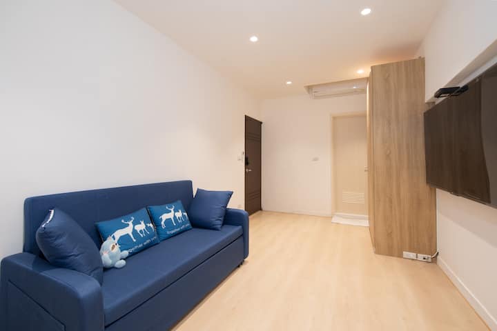 21 Taipei Station 1 Min Walk | 20m² | 50" Tv Pcm - 新莊區