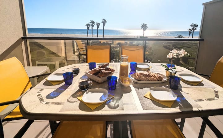 Bleu&relief - 2 Terrasses - Parking - Piscine - Canet-en-Roussillon