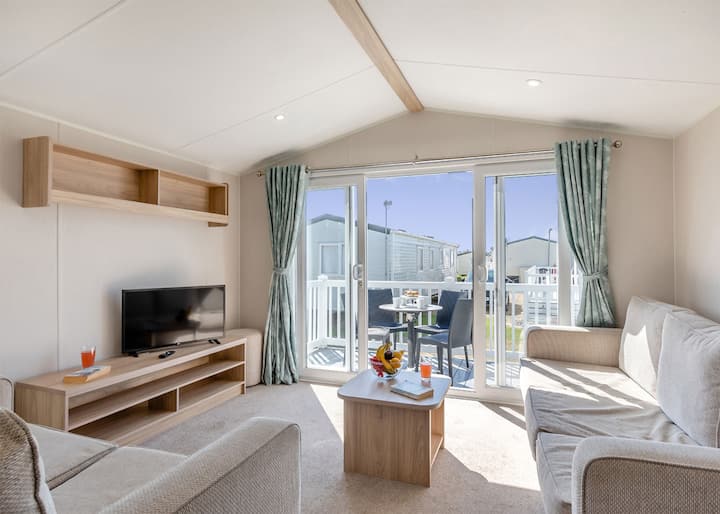 Gold Caravan With Parking & Decking - Écosse
