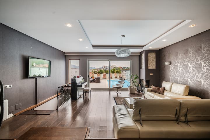 Tranquility Villa With Pool | Private Garden & Bbq - Tirana