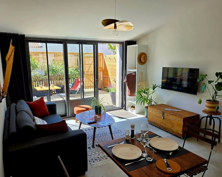 Maison • Terrasse • Ménage/linge Inclus • Parking - La Rochelle