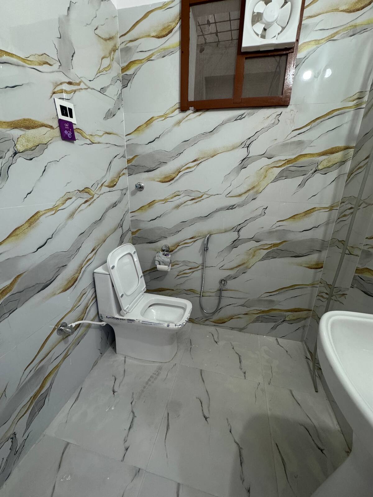 The Brown Bathroom