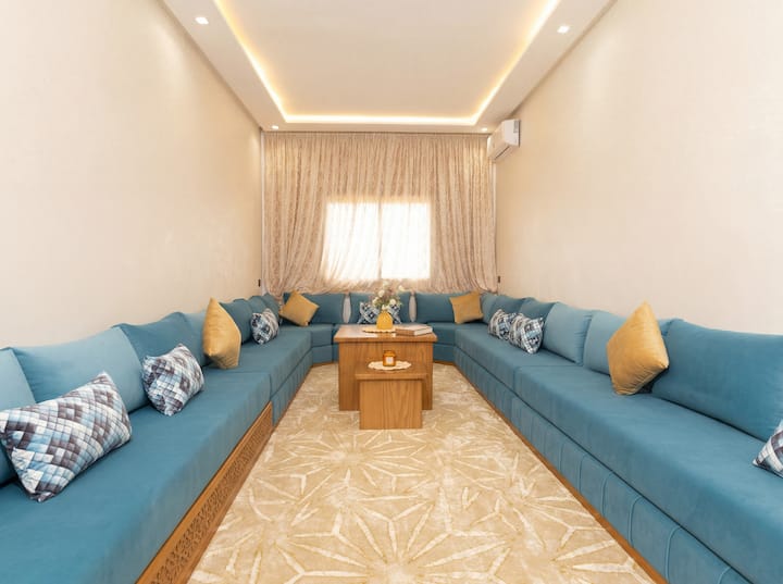 Appartement Lux & Confort à 2 Min à Pied De Plage - Skhirat