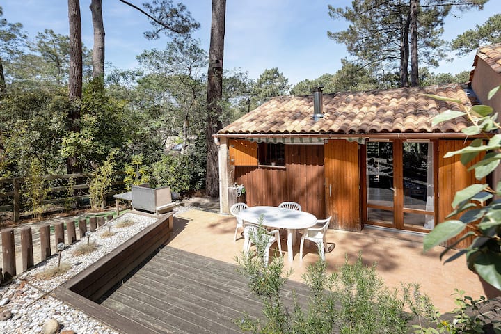 Petite Villa Mitoyenne Dans Pinède - Lacanau