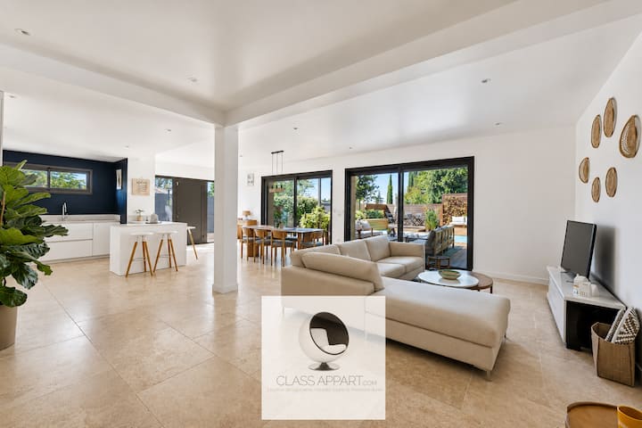 Superbe Villa Climatisée Avec Piscine à Clapiers - Montpellier