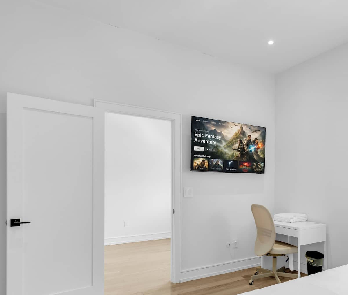 Private ensuite bathroom in a Mississauga furnished rental