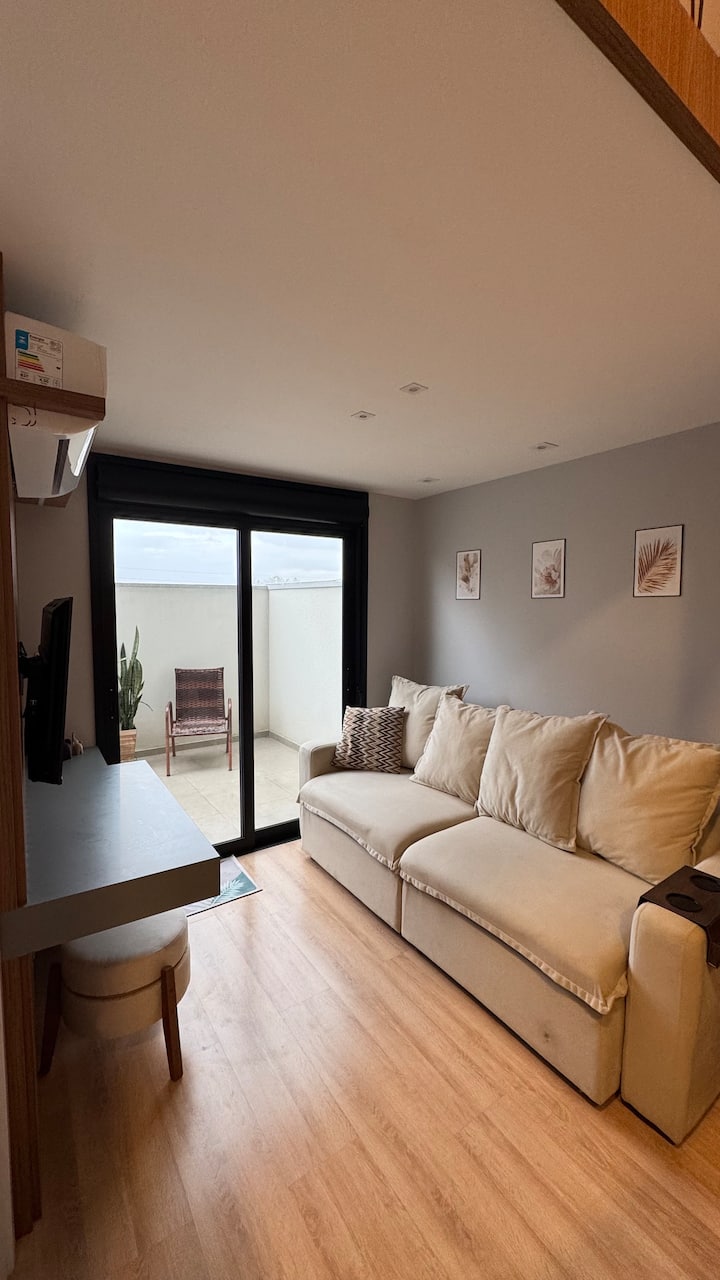 Loft Moderno E Aconchegante Com Mezanino Boa Vista - Curitiba