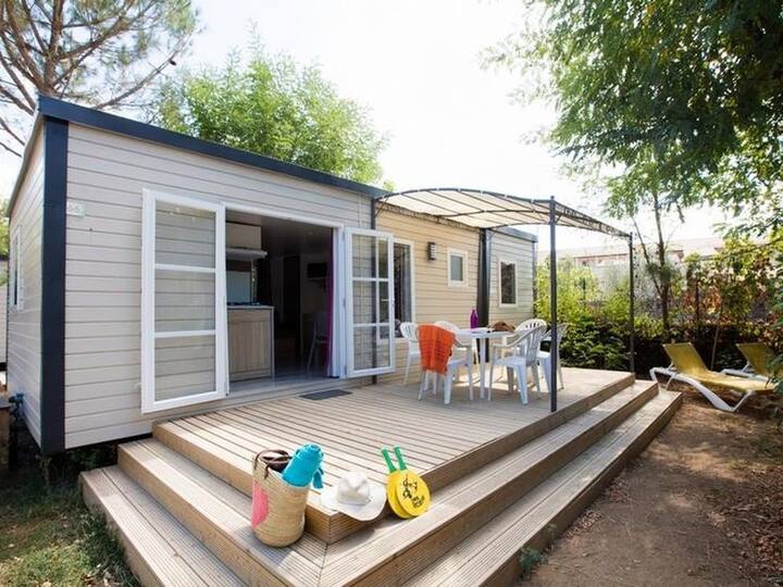 Mobil Home, Animaux Ok - 8 Pers. - Labeaume