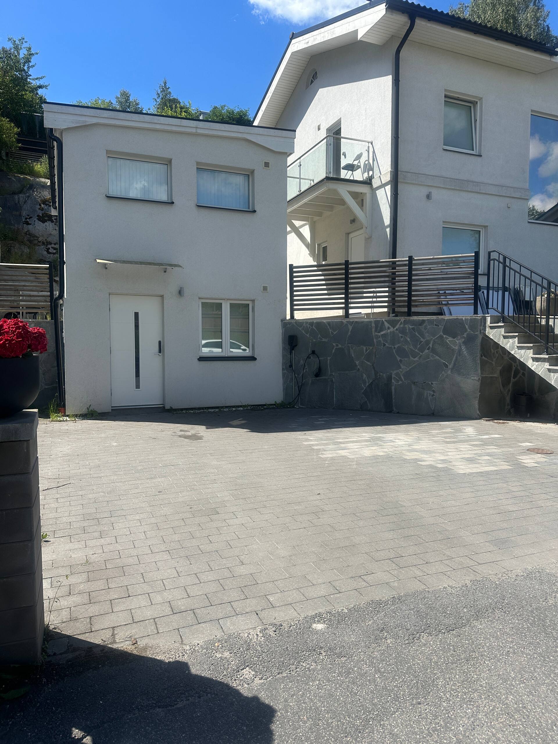 A newly built, clean Attefallshus for rent.