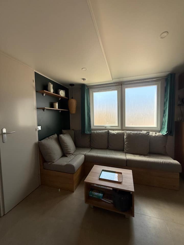 Mobil-home 6/8 Personnes Cosy Avec Grande Terrasse - Soustons