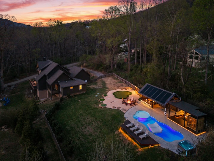 Views Pool Sauna Cabana/covered Bar Golf Theater - Black Mountain, NC
