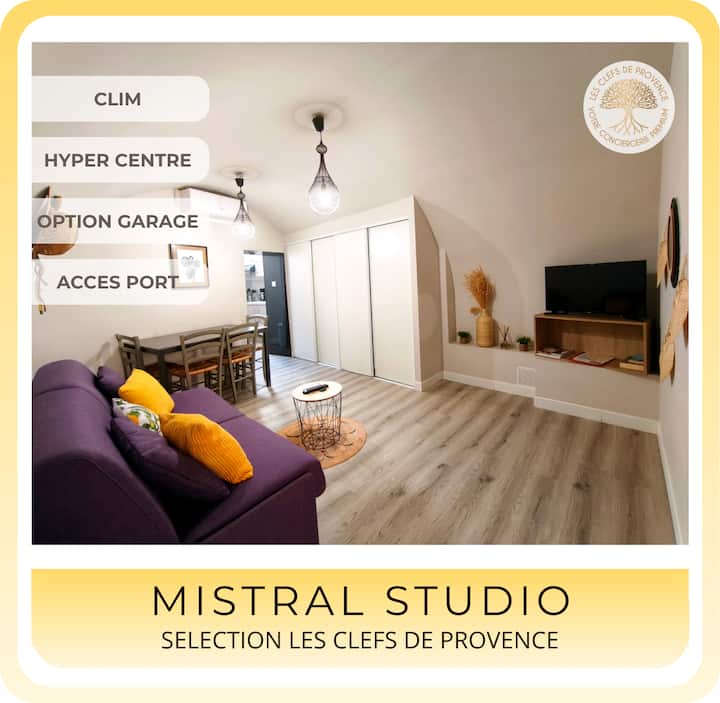 Mistral Studio - Clim - Hyper Centre - Cassis