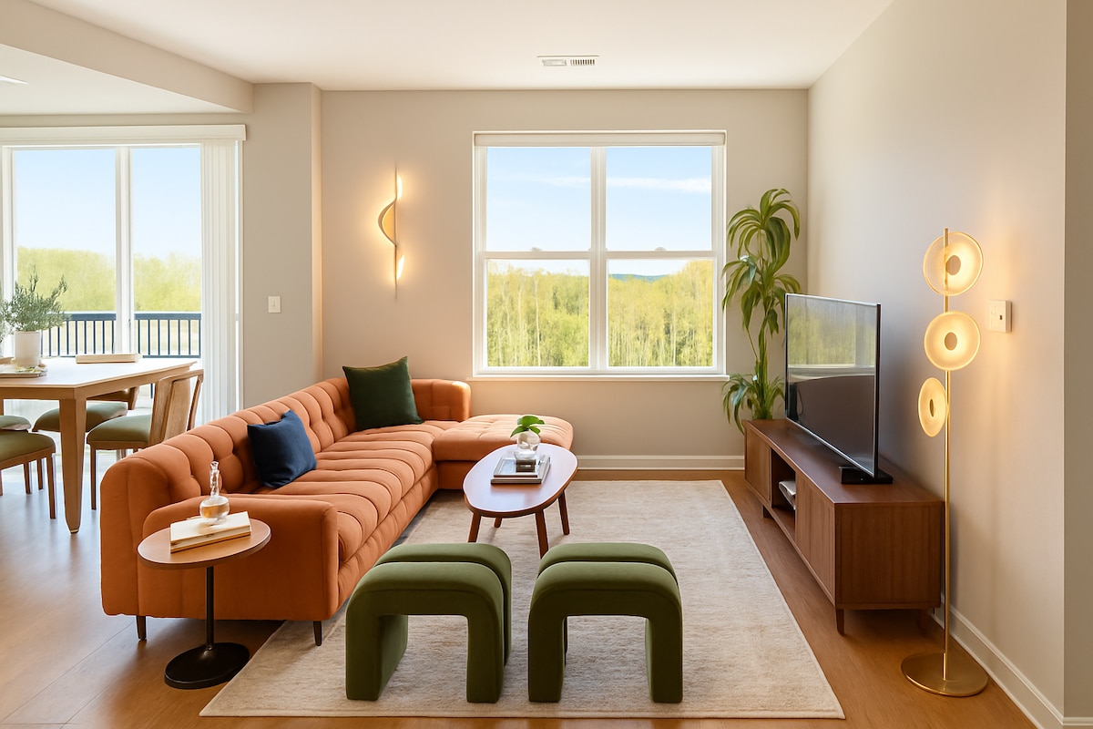 Image result for Modern 3BR w/ Movie Projectors & Private Balcony - Apartments for Rent ...